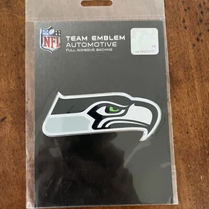 NFL Seattle Seahawks Heavy Duty Metal Car Truck Auto Emblem Sticker Decal - Picture 1 of 4
