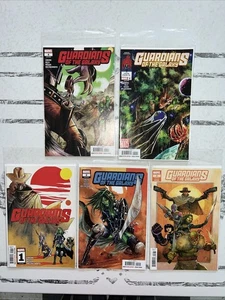 Lot x 5 GUARDIANS OF THE GALAXY Comic Books #1-4 (LGY#181-185) 2023 Marvel - Picture 1 of 12