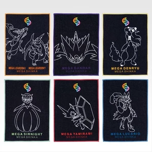 Juego de toallas de mano US DutyFree Pokemon Ichiban Kuji Mega Evolution Prize G Japón - Imagen 1 de 1