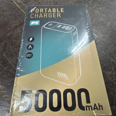 Cargador Portátil 50000mAh Banco de Alimentación - Paquete de Batería Externa Carga Rápida 22.5W Foto 1 de 2