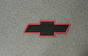 1998 - 2004 Chevrolet S10 Front Bowtie Emblem Replacement Badge V2.0 Gloss Red & - Picture 1 of 3