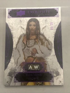 2024 Upper Deck Black Diamond AEW Mercedes Mone Exquisit Purple #05/25 - Bild 1 von 2
