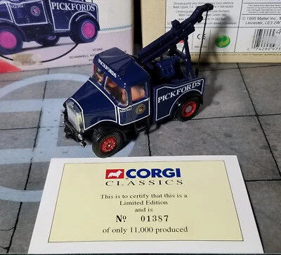 CORGI CLASSICS 97368 SCAMMEL HIGHWAYMAN CRANE PICKFORDS 1995 Scala 1:50 MATTEL - Immagine 1 di 4