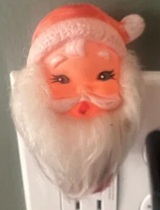 Vintage ‘60s SANTA CLAUS Christmas Night Light Kitschmas Japan Works - Picture 1 of 13