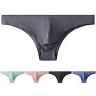 New Men Sexy Briefs Panties Pouch G String Ice Silk Low Rise Underwear Lingerie