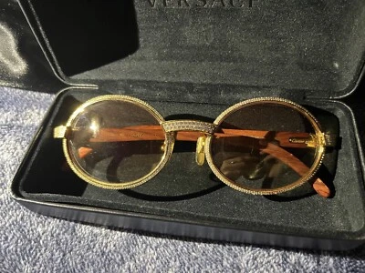 Authentic Cartier Giverny Sunglasses Vintage Bubinga Wood - Image 1 of 4