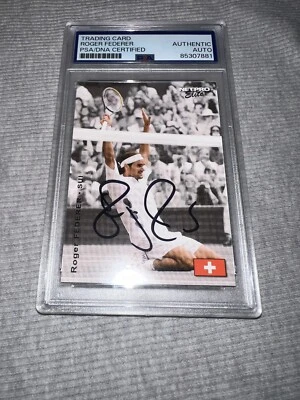 Roger Federer Signed 2003 Netpro Elite Trading Card GOAT PSA/DNA - Image 1 of 2