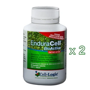2 x Cell Logic EnduraCell BioActive 80 Capsules CellLogic 160 Capsules - Picture 1 of 2