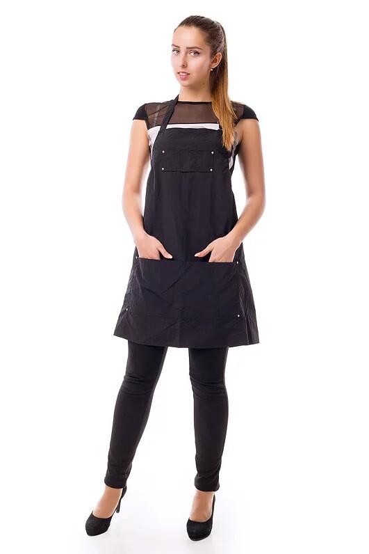 NULYLU Transparente Friseurschürze - Verstellbar Für Damen Und Herren