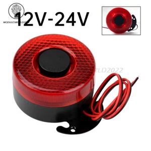 DC12-24V Car Back-up Alarm Universal Reversing Horn Drip Sound Horn Buzzer LED - Picture 1 of 26