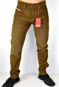 Diesel Men's D-Strukt Slim Fit Mid Waist Corduroy Pants/Jeans - 003GJ - Picture 1 of 8