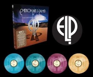 EMERSON, LAKE & PALMER - ANTHOLOGY (1970-1998) 4 LP "GALAXY" COLOR VINYL BOX SET - Picture 1 of 3