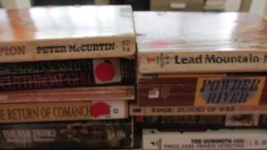 13 x Vintage Western Cowboy Novels Bundle Bulk Lot of Paperback Books Z - Picture 1 of 5