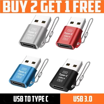 OTG Adapter USB 3.0 A Male To Type C Female Converter Fast Charger Connector - Image 1 of 4