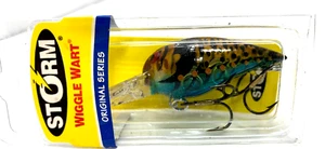 STORM WIGGLE WART V163 PHANTOM GREEN BLUE CRAW 2" - Picture 1 of 6
