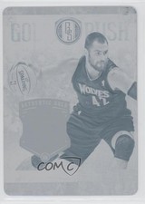 2012-13 Panini Gold Standard Rush Printing Plate Cyan 1/1 Kevin Love #33 2k0