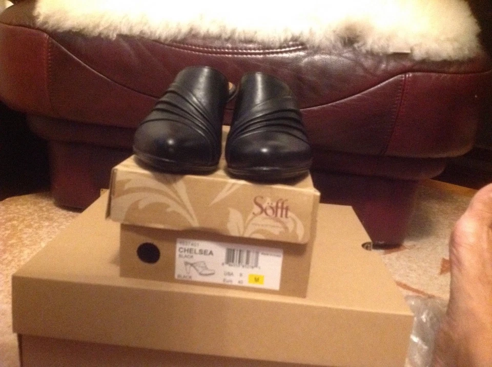 ¡NUEVO CON ETIQUETAS! ZAPATOS MUJER NEGROS ESTILO SUAVE TALLA 9 Foto 1 de 4