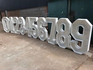 4ft Light Up letters ‘NUMBERS 0-9’ Freestanding. Weddings & Parties