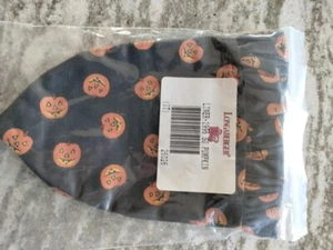 Longaberger RARE 1996 Pumpkin Basket liner, pumpkin fabric SU MINT FREE SHIP!