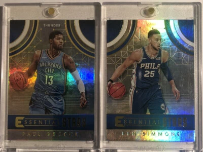 2017 Panini Essential Holo Paul George/Ben Simmons/Chris Webber+Prestige Zebo  - Image 1 of 4