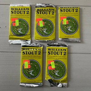 1994 Comic Images - William Stout 2 - 5 Vintage Sealed Foil Packs - Bild 1 von 2