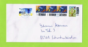 010 Ct. mit 0 vor 10 FLASCHENPOST Streifen Bund-Fehldruck Frühdaten-Rundstempel - Bild 1 von 1