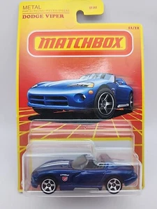 2020 Matchbox Target Retro #11 Dodge Viper BLUE METALLIC - Picture 1 of 2