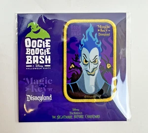 Parche Disneyland Resort Hades Oogie Boogie Bash 2024 Magic Key exclusivo - Imagen 1 de 7