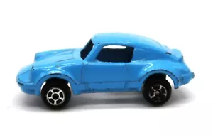 PORSCHE 911 DUCK TAIL LT BLUE TOOTSIE TOY 1:87 SCALE MADE IN USA 1970'S VINTAGE - Picture 1 of 13
