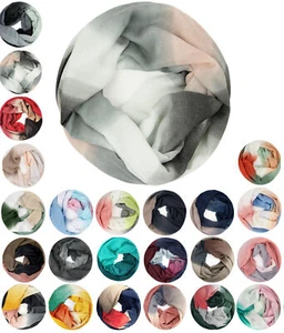 Glamexx24 Damen Loopschal Schlauchschal Halstuch Farbverlauf mehrfarbig 180x80cm - Bild 1 von 24