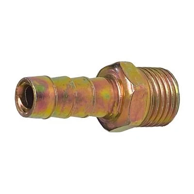 DAPETZ Brass 1/4" BSP to 8mm Male Barb Hose Tail Fitting Fuel Air Gas Water Hose Oil