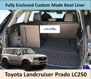 Custom Made Trunk Liner Boot Mats Fits Toyota Landcruiser Prado LC250 2024-2025 - Picture 1 of 18