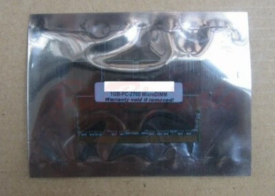 (1GB RAM) MicroDIMM 172PIN PC2700 DDR-333 DDR333 SONY PANASONIC FUJITSU USA j μ - Image 1 of 4