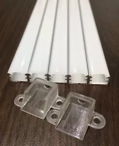 5m Aluminium Channel For LED Strip Light Mini Profile Slim Diffuser - Picture 1 of 5