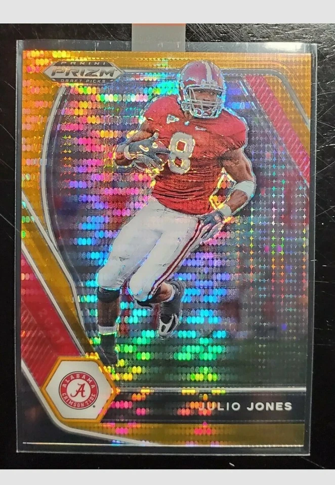 2021 Prizm Julio Jones Gold Pulsar /49 - Image 1 of 2