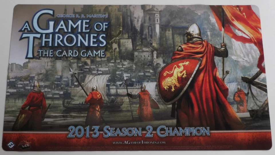A Game of Thrones TCG 2013 Season 2 Champion Playmat Mat 24x14 FFG CCG LCG - Image 1 of 1