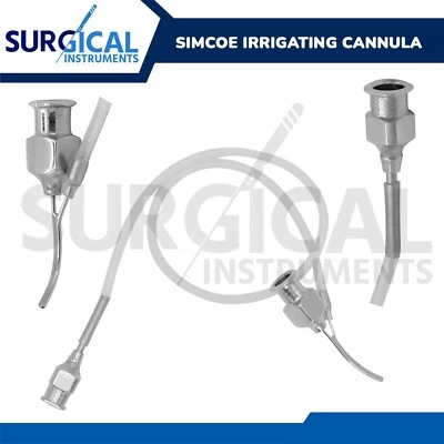 Simcoe Irrigating/Aspirating Cannula EYE 23 gauge Instruments German Grade - Image 1 of 4