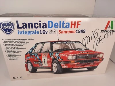 Italeri Kit Lancia Delta Biasion HF Integrale 16V Sanremo 1989 1/12 4712-MB - Immagine 1 di 4