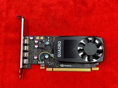 NVIDIA QUADRO P620 2GB GDDR5 GRAPHICS CARD 4xMINI DP DELL P/N:073XT6 - Image 1 of 4