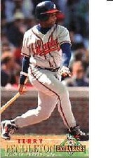 1994 Fleer Extra Bases Atlanta Braves Baseball Card #212 Terry Pendleton