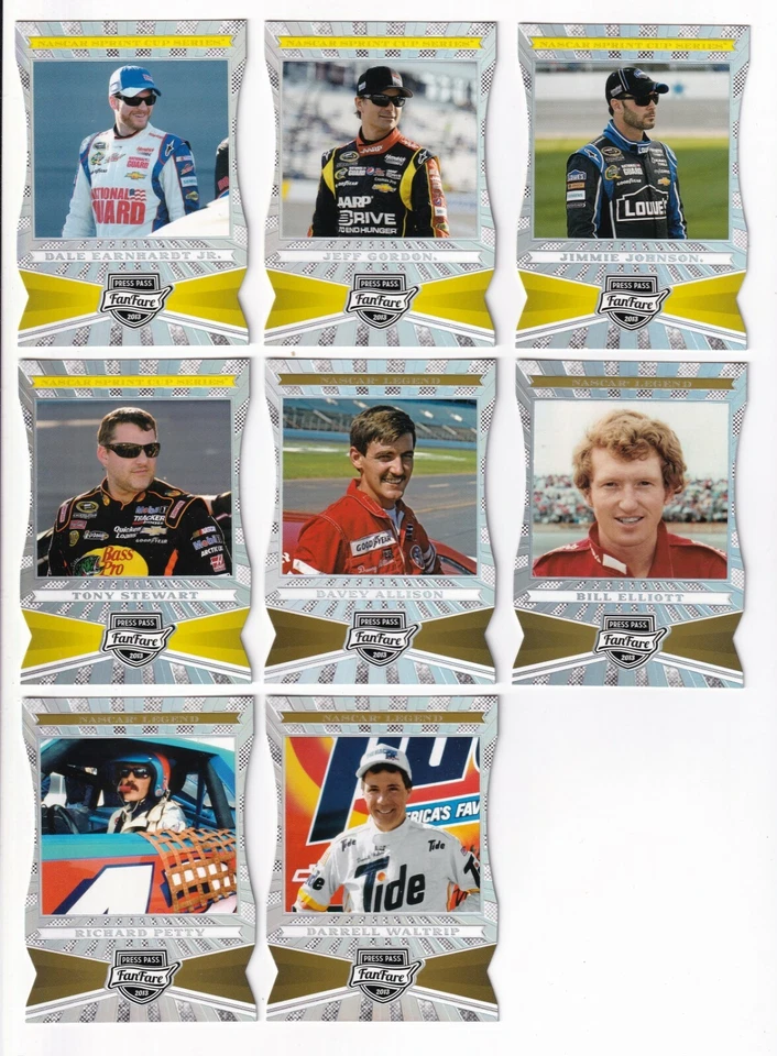 2013 FanFare HOLOFOIL DIE-CUT PARALLEL #14 Dale Earnhardt Jr.  SWEET & SCARCE! - Image 1 of 3