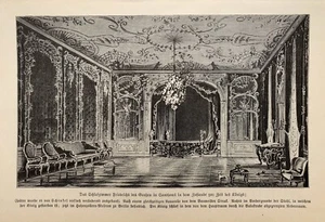 Sanssouci - Schlafzimmer Friedrichs des Großen zur Zeit des Königs -Friedrich II - Picture 1 of 4