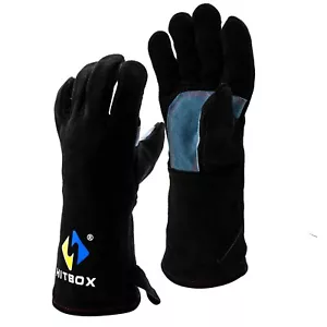 Hitbox 14'' Welding Protective gloves, 932°F Heat-Resistant Welding Gloves - Picture 1 of 10