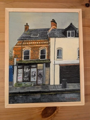 Modern Oil Painting. Derelict House, Belfast. B.A. Brady, 2024. - Image 1 of 2