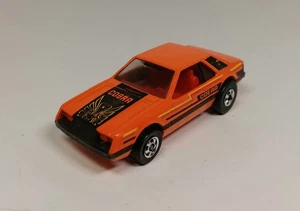 Hot Wheels Vintage 1979 HOT ONES TURBO MUSTANG COBRA Orange Hong Kong NEAR MINT! - Picture 1 of 8