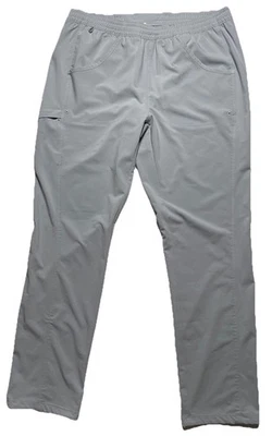 Columbia PFG Women’s Large Light Gray Anytime Casual Drawstring Pull On Pants - Image 1 of 4