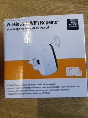 Wireless-N WiFi Repeater - Extend Your Network Range - Image 1 of 2