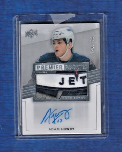 Parche automático Premier Rookies 2014-15 Upper Deck/299 # 91 Adam Lowry - Imagen 1 de 2