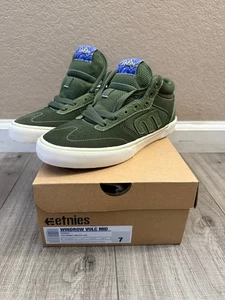 Etnies Windrow Vulc Mid X Fabiana Delfino Green Skate Shoes Sz 7 - BRAND NEW - Picture 1 of 6