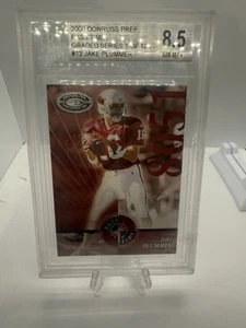 2000 Donruss Preferred QBC Pass Time /500 Jake Plummer #PT-12 Beckett 8.5 Sub 9s - Photo 1/3